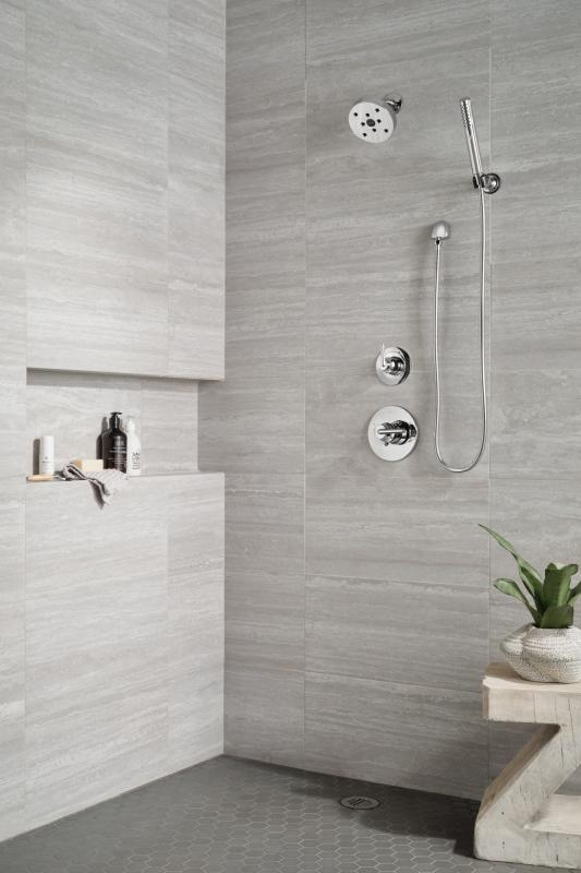 DELTA Grail Premium Single-Setting Adjustable Wall Mount Hand Shower — Chrome