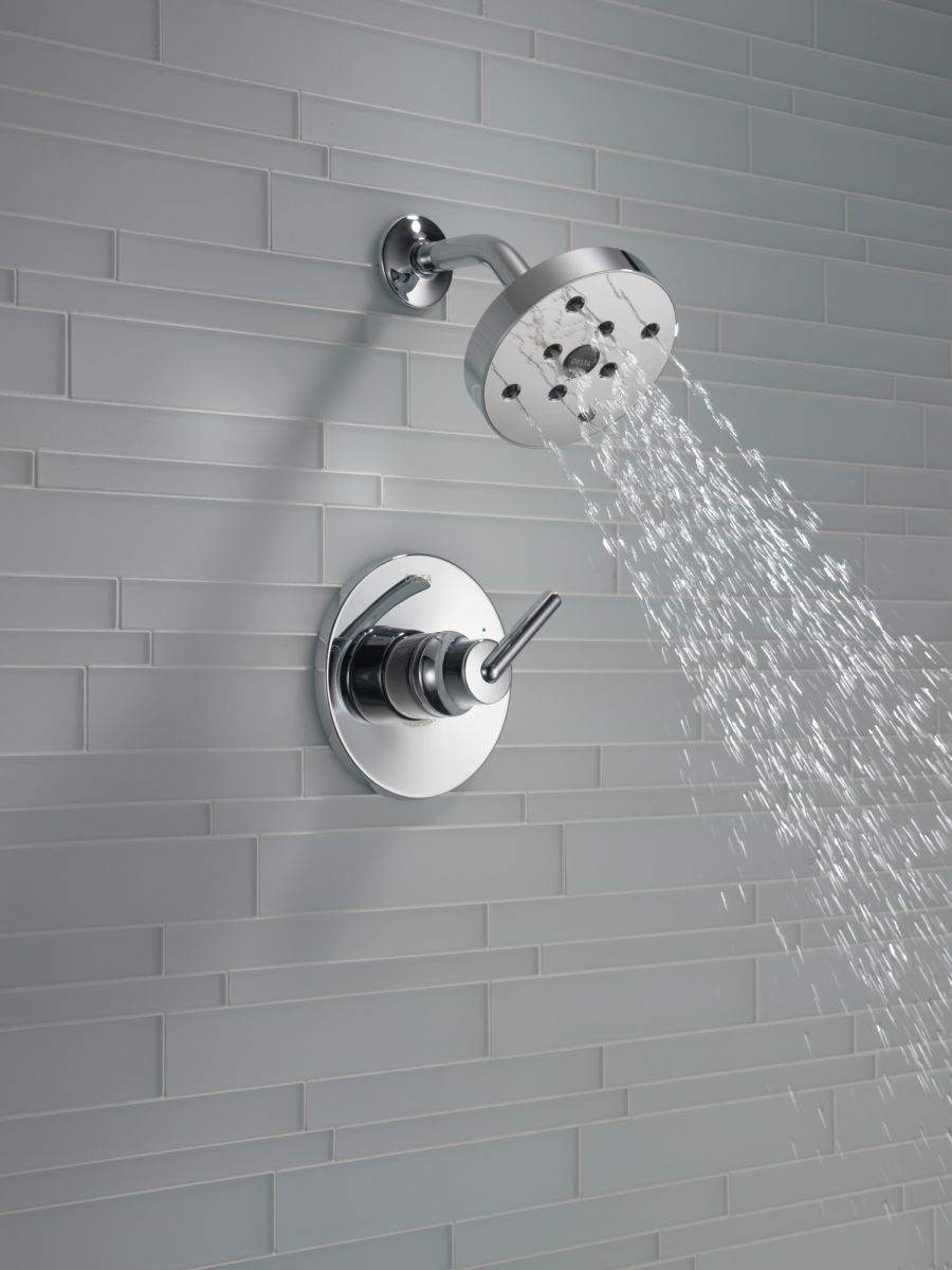 DELTA Trinsic Monitor 14 Series H2OKINETIC Shower Trim — Chrome