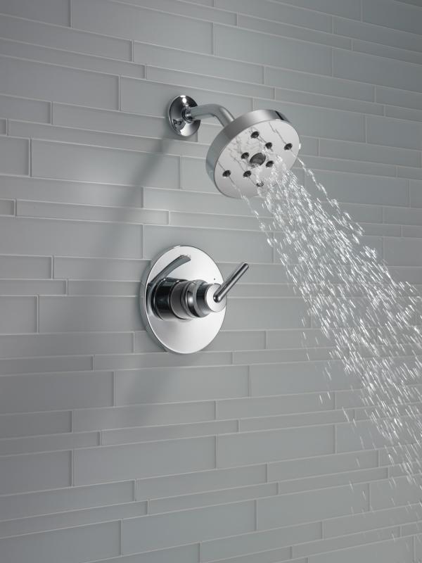 DELTA Trinsic Monitor 14 Series H2OKINETIC Shower Trim — Chrome