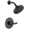 DELTA Lineax Monitor 14 Series Shower Trim — Matte Black