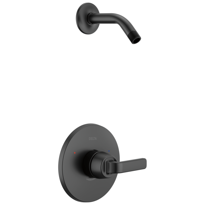 DELTA Lineax Monitor 14 Series Shower Trim Less Head — Matte Black