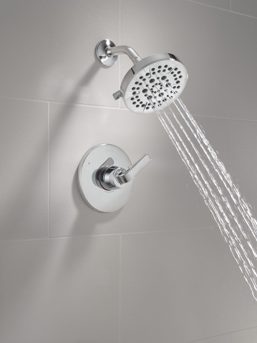 DELTA Lineax Monitor 14 Series Shower Trim — Chrome