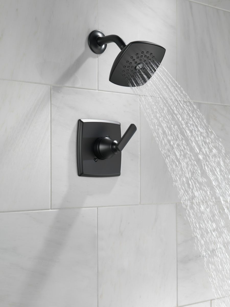 DELTA Ashlyn Monitor 14 Series Shower Trim — Matte Black