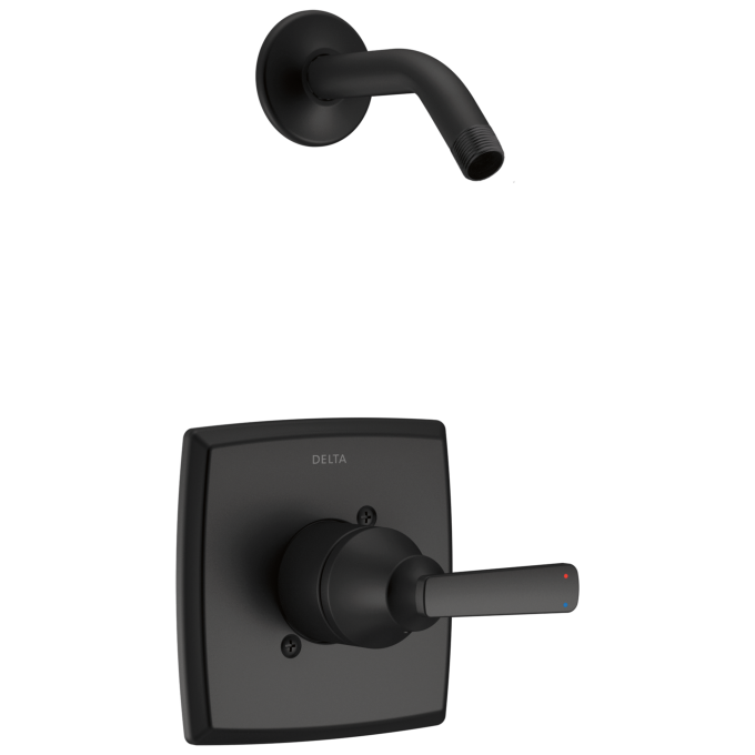 DELTA Ashlyn Monitor 14 Series Shower Trim - Less Head — Matte Black