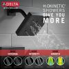 DELTA Ara Monitor 14 Series H2OKINETIC Shower Trim — Matte Black