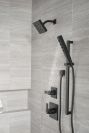 DELTA Universal Showering Components H2OKINETIC Hand Shower 1.75 GPM w/Slide Bar 4S — Matte Black
