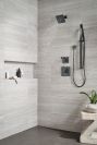 DELTA Universal Showering Components H2OKINETIC Hand Shower 1.75 GPM w/Slide Bar 4S — Matte Black