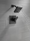 DELTA Ara Monitor 14 Series H2OKINETIC Shower Trim — Matte Black