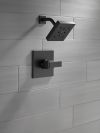 DELTA Ara Monitor 14 Series H2OKINETIC Shower Trim — Matte Black