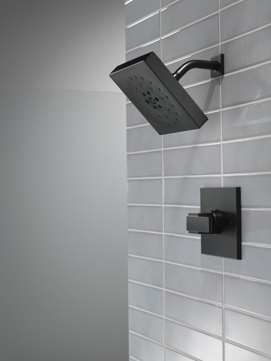 DELTA Ara Monitor 14 Series Shower Trim - Less Head — Matte Black