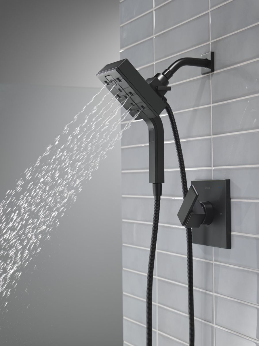 DELTA Ara Monitor 14 Series Shower Trim - Less Head — Matte Black