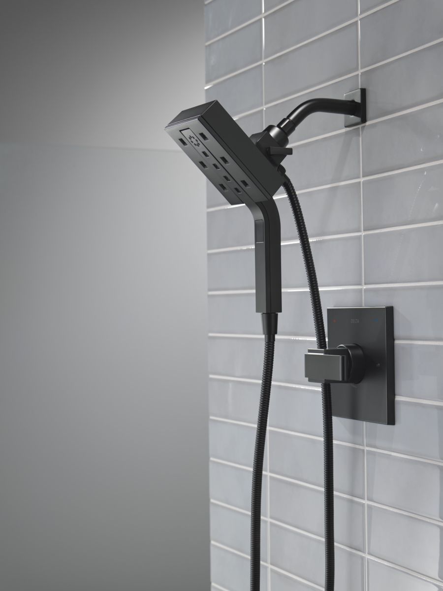 DELTA Ara Monitor 14 Series Shower Trim - Less Head — Matte Black