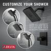 DELTA Ara Monitor 14 Series Shower Trim - Less Head — Matte Black