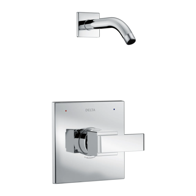 DELTA Ara Monitor 14 Series Shower Trim - Less Head — Chrome