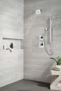 DELTA Universal Showering Components Square Wall Elbow for Hand Shower — Lumicoat® Chrome