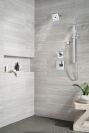 DELTA Universal Showering Components Square Wall Elbow for Hand Shower — Lumicoat® Chrome