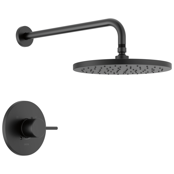 DELTA Modern Monitor 14 Series Shower Trim — Matte Black