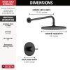 DELTA Modern Monitor 14 Series Shower Trim — Matte Black