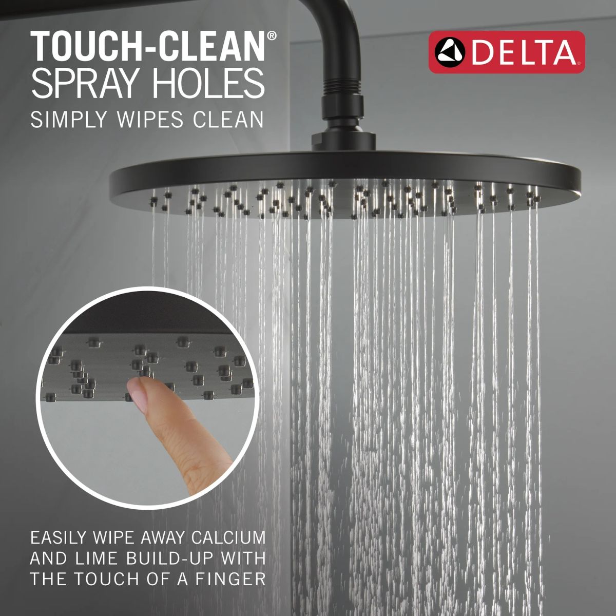 DELTA Modern Monitor 14 Series Shower Trim — Matte Black