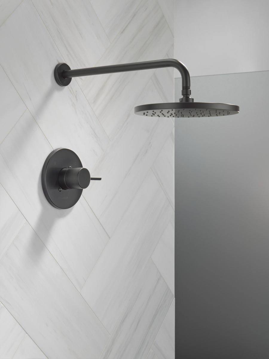 DELTA Modern Monitor 14 Series Shower Trim — Matte Black