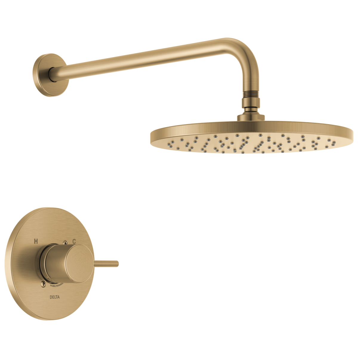 DELTA Modern Monitor 14 Series Shower Trim — Champagne Bronze