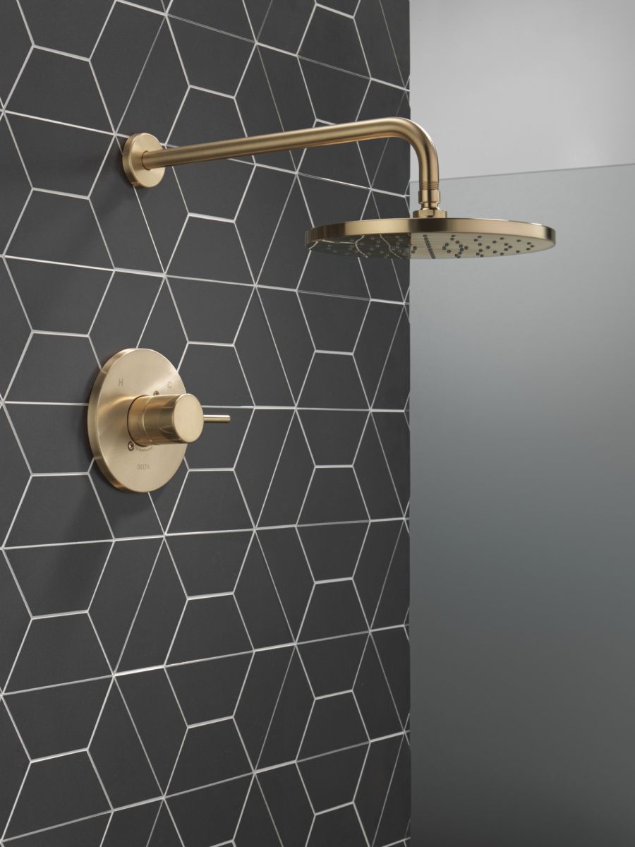 DELTA Modern Monitor 14 Series Shower Trim — Champagne Bronze