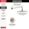 DELTA Modern Monitor 14 Series Shower Trim — Spotshield Brushed Nickel