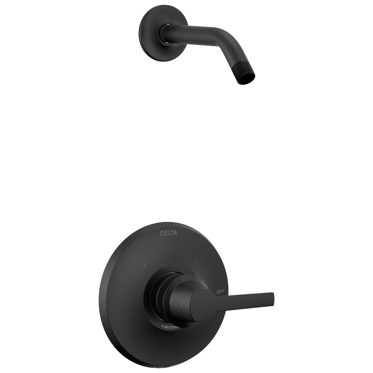 DELTA Galeon 14 Series Shower Trim - Less Head — Matte Black