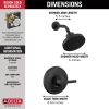 DELTA Galeon 14 Series Shower Trim with H2OKinetic — Matte Black