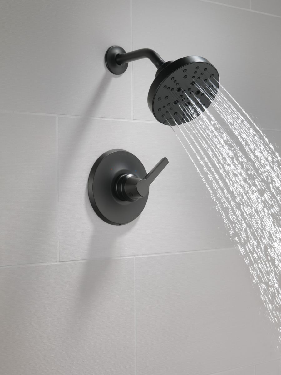 DELTA Galeon 14 Series Shower Trim with H2OKinetic — Matte Black