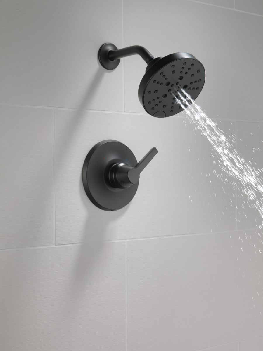 DELTA Galeon 14 Series Shower Trim with H2OKinetic — Matte Black