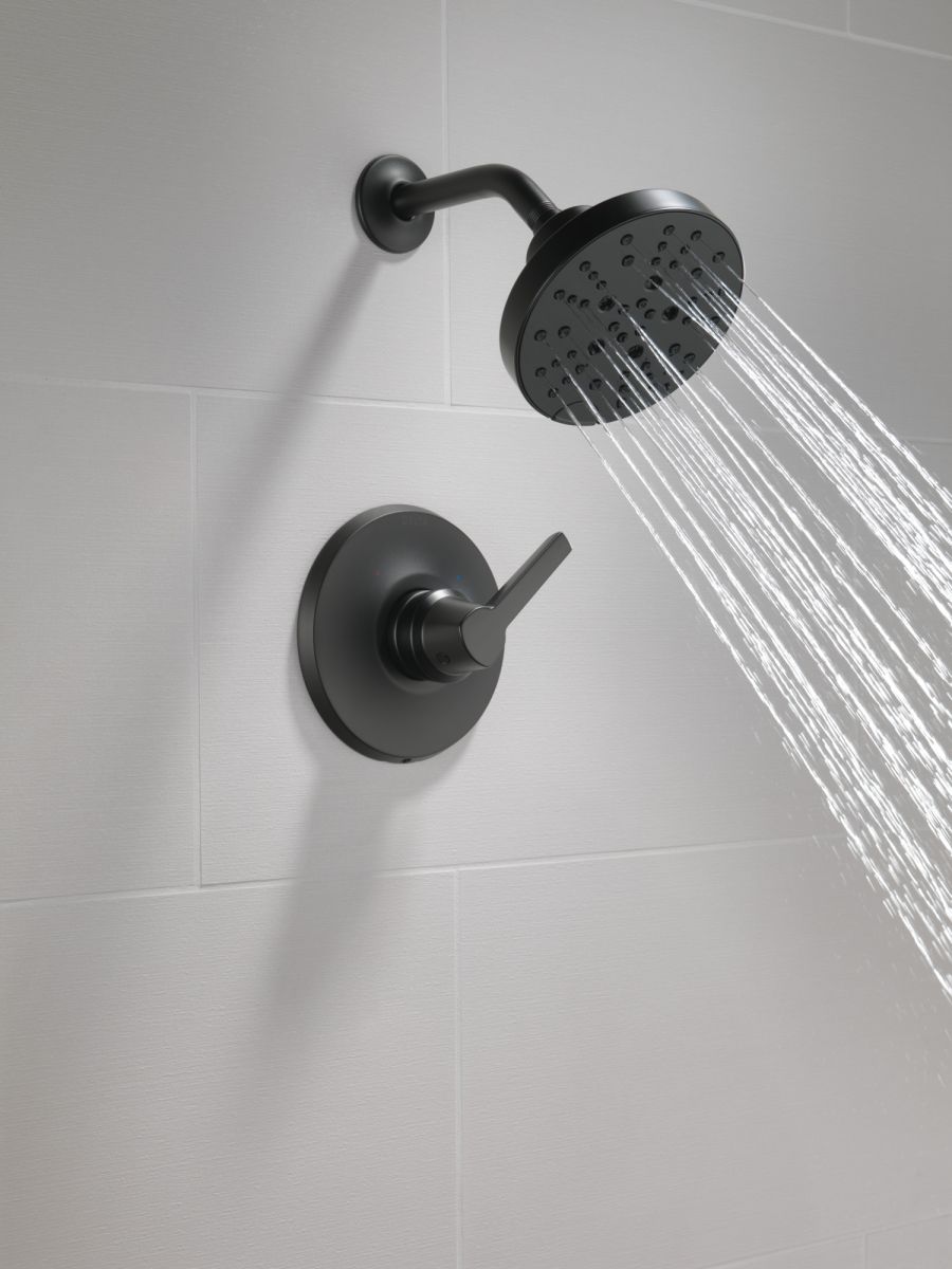 DELTA Galeon 14 Series Shower Trim with H2OKinetic — Matte Black