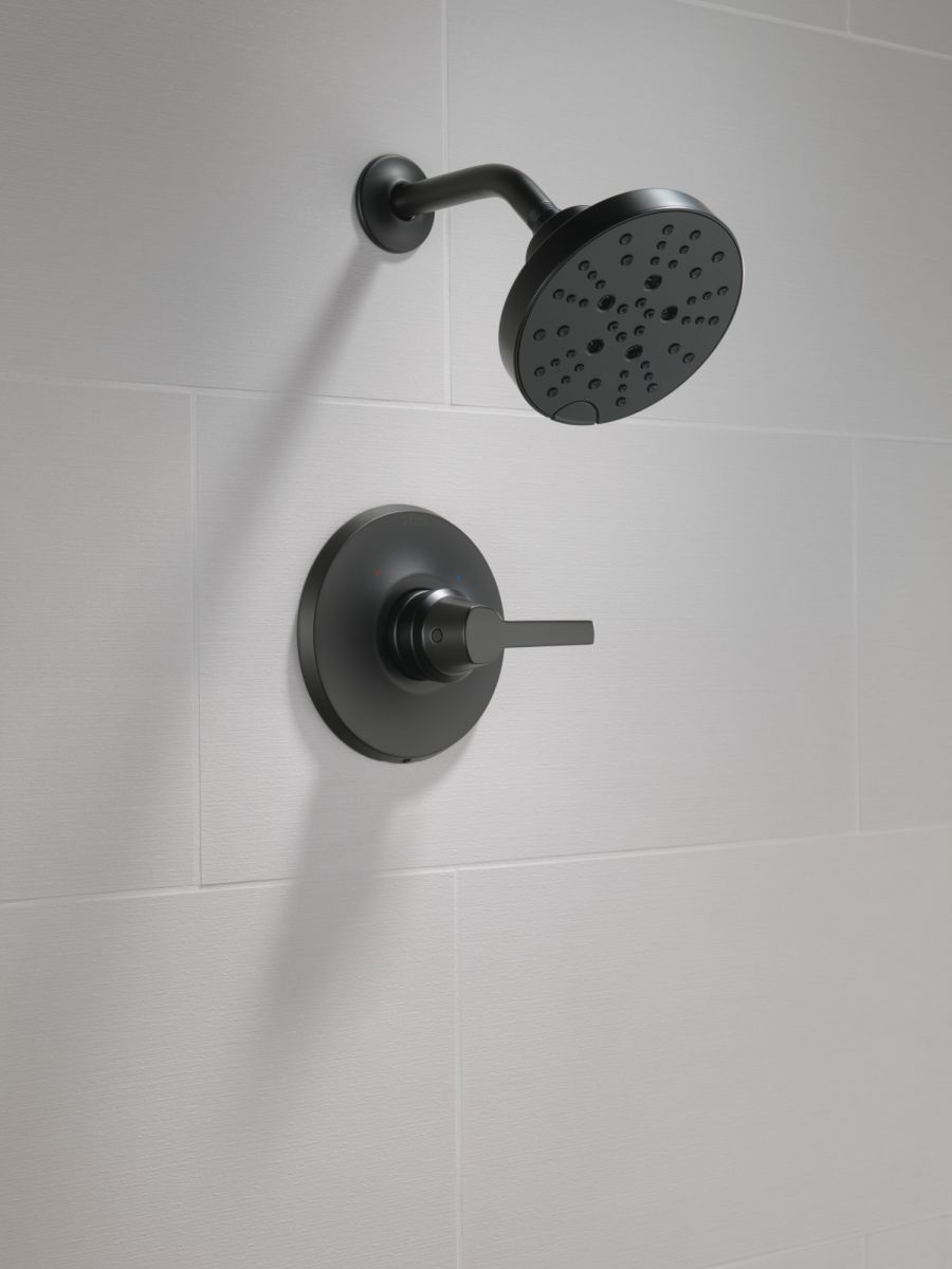 DELTA Galeon 14 Series Shower Trim with H2OKinetic — Matte Black