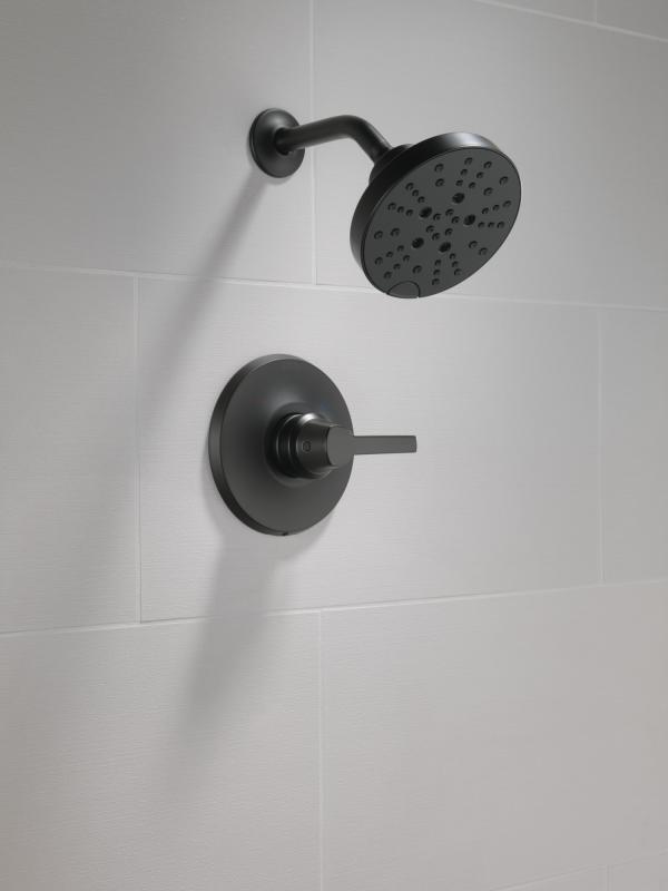 DELTA Galeon 14 Series Shower Trim with H2OKinetic — Matte Black