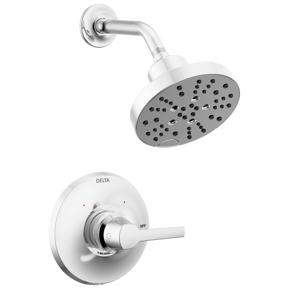DELTA Galeon 14 Series Shower Trim with H2OKinetic — Lumicoat® Chrome