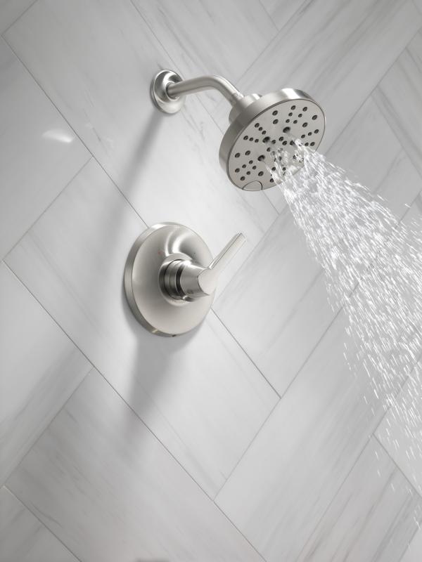 DELTA Galeon 14 Series Shower Trim with H2OKinetic — Lumicoat® Stainless
