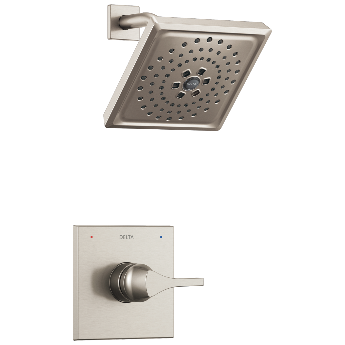 DELTA Zura Monitor 14 Series H2OKINETIC Shower Trim — Stainless