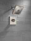 DELTA Zura Monitor 14 Series H2OKINETIC Shower Trim — Stainless