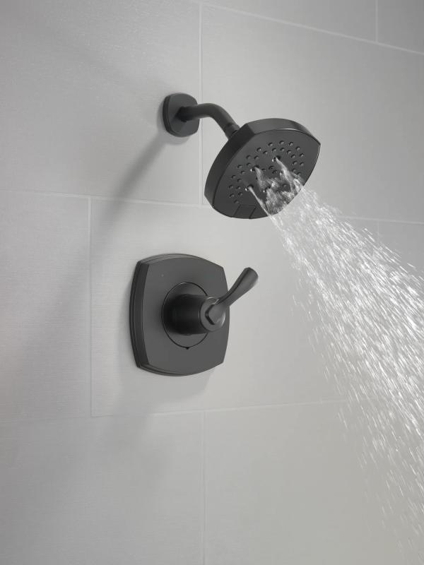 DELTA Stryke 14 Series Shower Only — Matte Black