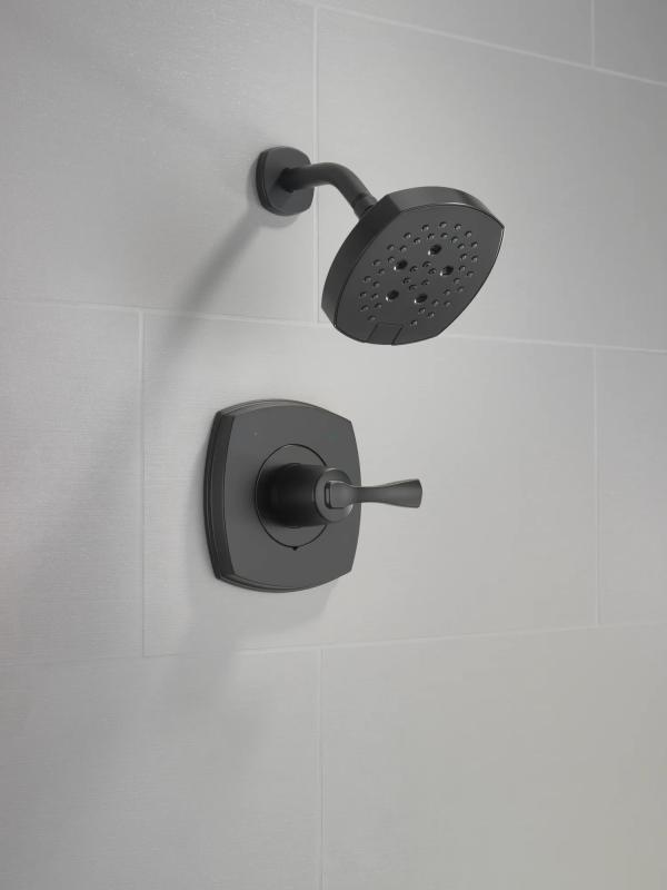 DELTA Stryke 14 Series Shower Only — Matte Black
