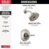 DELTA Broderick 14 Series Shower Trim — Lumicoat® Stainless