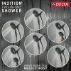 DELTA Albion  Monitor 14 Series Shower Only Trim Only with In2ition Hand Shower — Matte Black