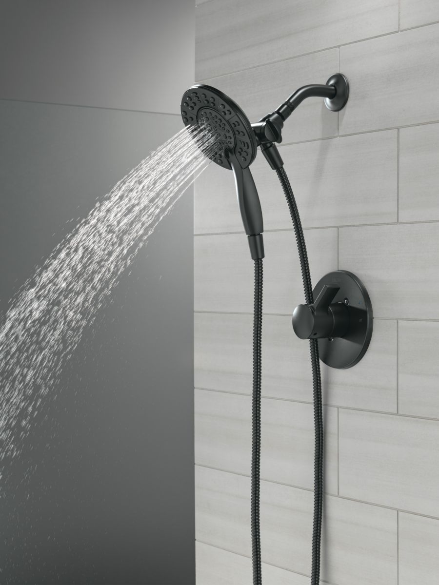 DELTA Albion  Monitor 14 Series Shower Only Trim Only with In2ition Hand Shower — Matte Black