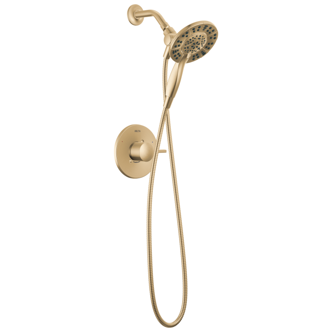 DELTA Albion  Monitor 14 Series Shower Only Trim Only with In2ition Hand Shower — Champagne Bronze