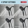 DELTA Albion  Monitor 14 Series Shower Only Trim Only with In2ition Hand Shower — Matte Black / Champagne Bronze
