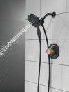 DELTA Albion  Monitor 14 Series Shower Only Trim Only with In2ition Hand Shower — Matte Black / Champagne Bronze
