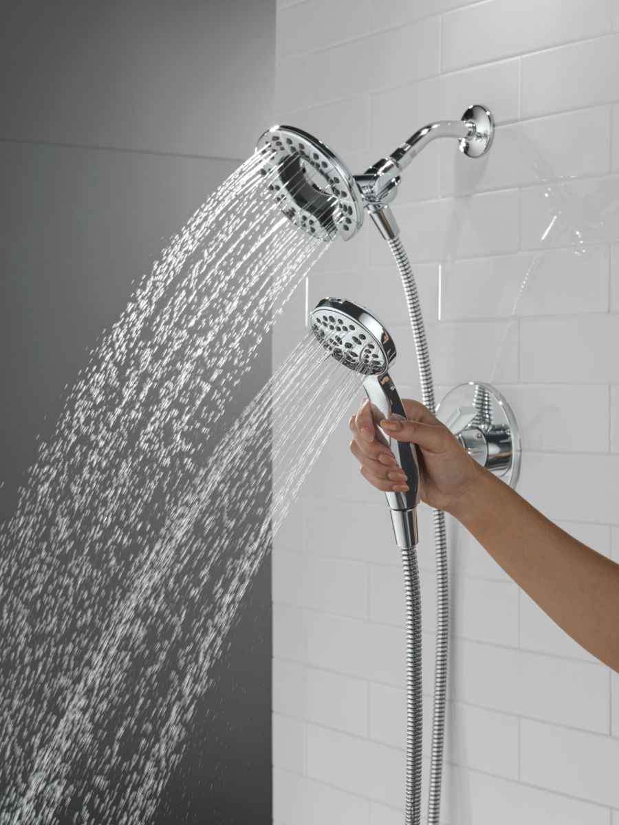 DELTA Albion  Monitor 14 Series Shower Only Trim Only with In2ition Hand Shower — Chrome