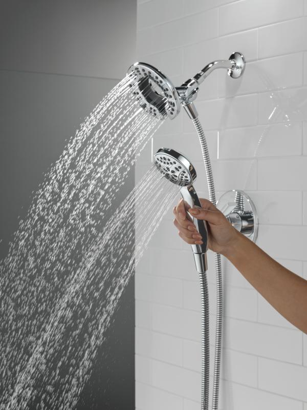 DELTA Albion  Monitor 14 Series Shower Only Trim Only with In2ition Hand Shower — Chrome