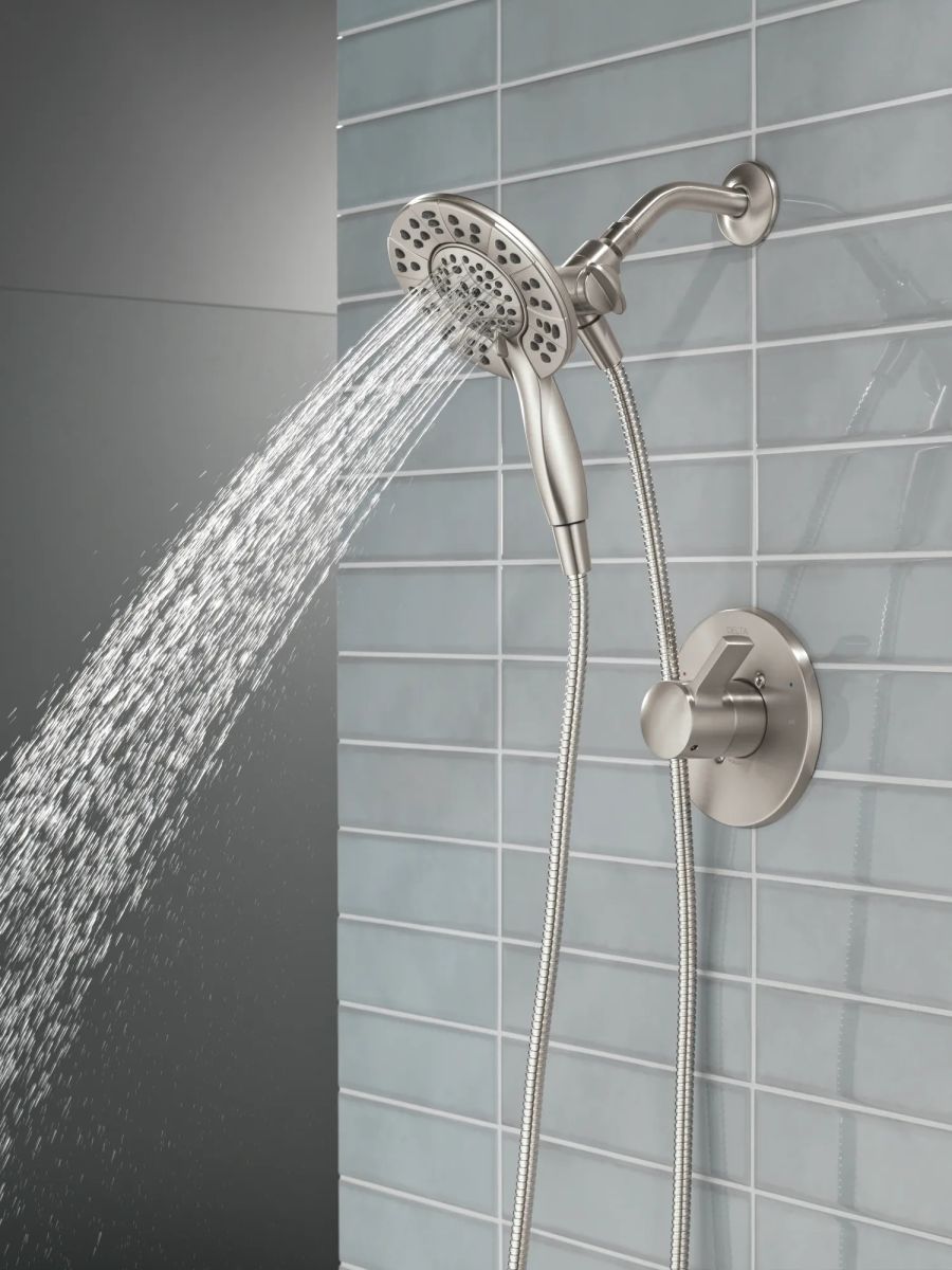 DELTA Albion  Monitor 14 Series Shower Only Trim Only with In2ition Hand Shower — Spotshield Brushed Nickel