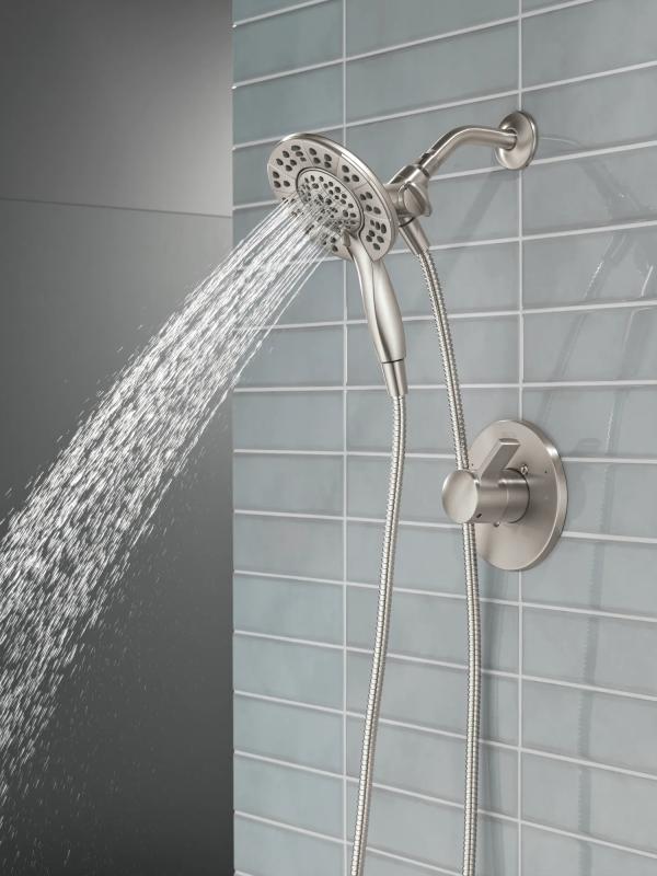 DELTA Albion  Monitor 14 Series Shower Only Trim Only with In2ition Hand Shower — Spotshield Brushed Nickel